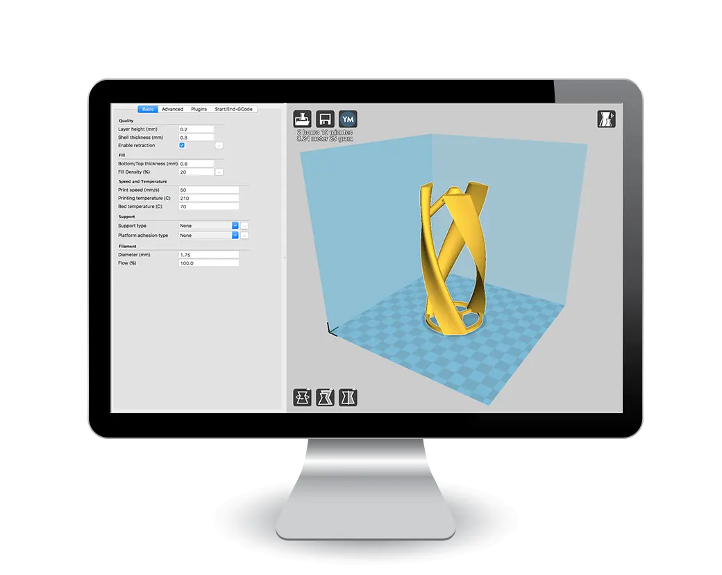 fabx pro supported cura software