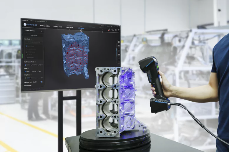 FreeScan UE Pro 3D Scanner comes with Wide range of material adaptations