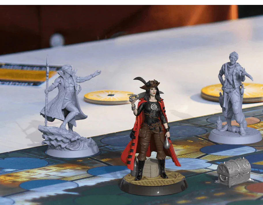 Anycubic Photon Mono 4 sample print showing high detail miniature