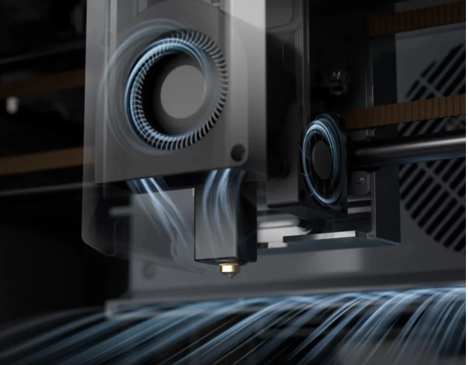 Elegoo Centauri Carbon advanced high-performance auxiliary cooling fan system