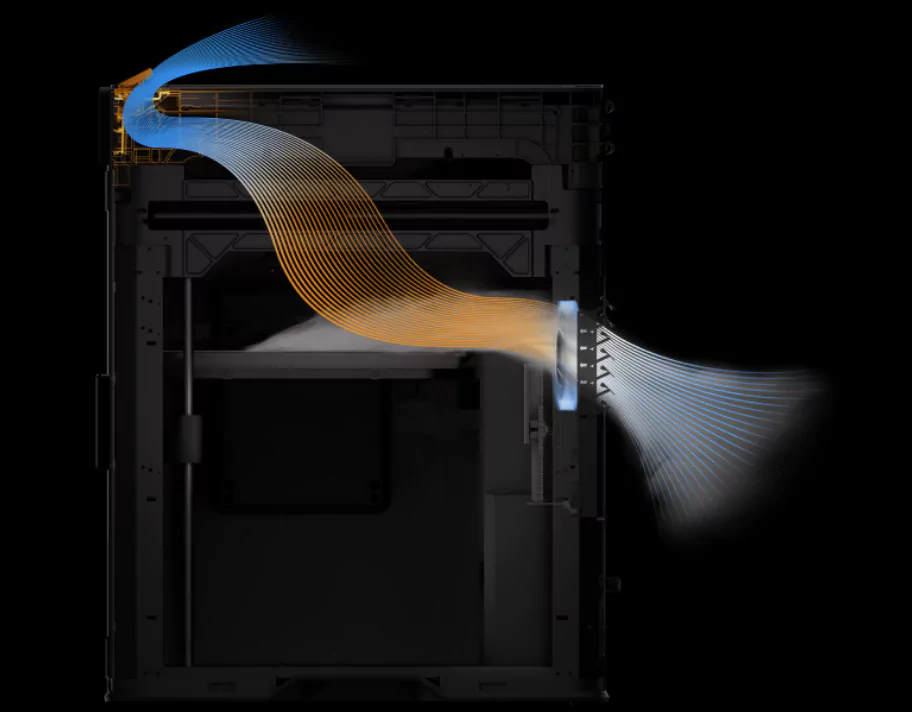 Bambu Lab H2S Laser Mode with ventilation