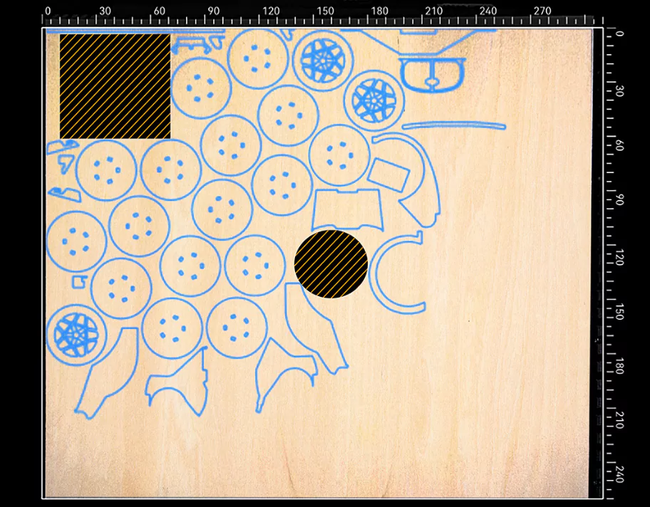 Bambu Lab H2S Auto Arrangement feature