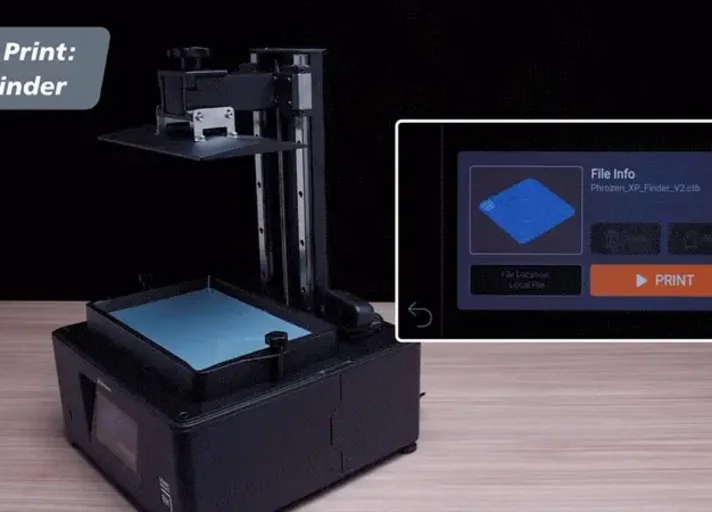 Phrozen Sonic Mighty 12K seamless user-friendly printing with 5-inch touch panel